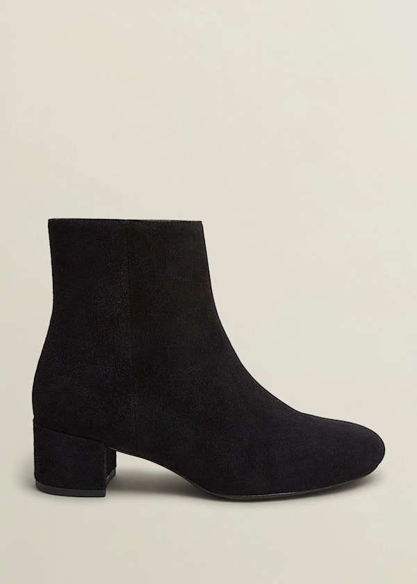 Evelyn Suede Ankle Boots