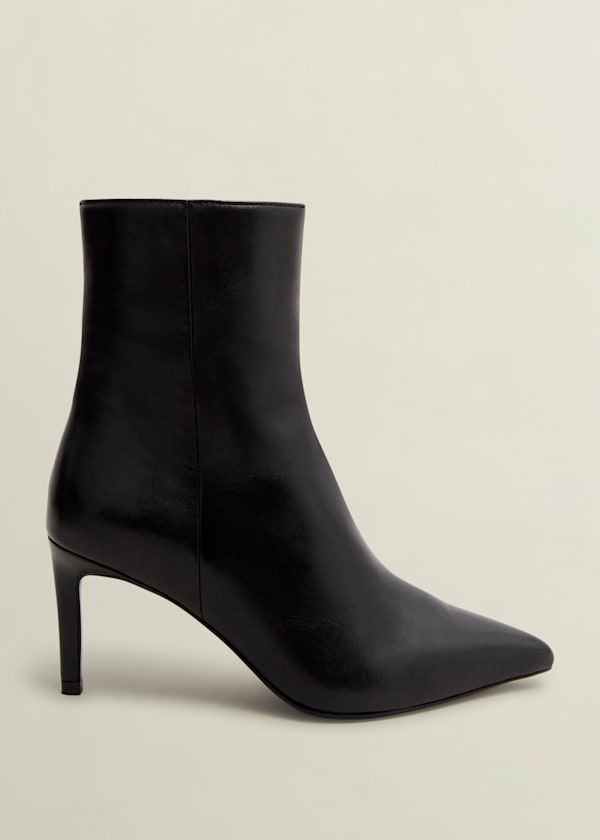 Aria Leather Ankle Boots