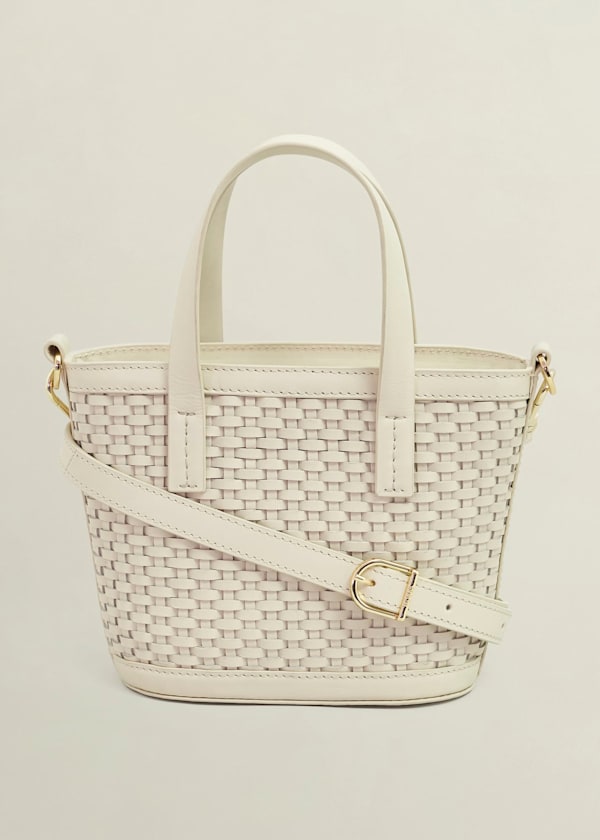 Posie Woven Leather Bag