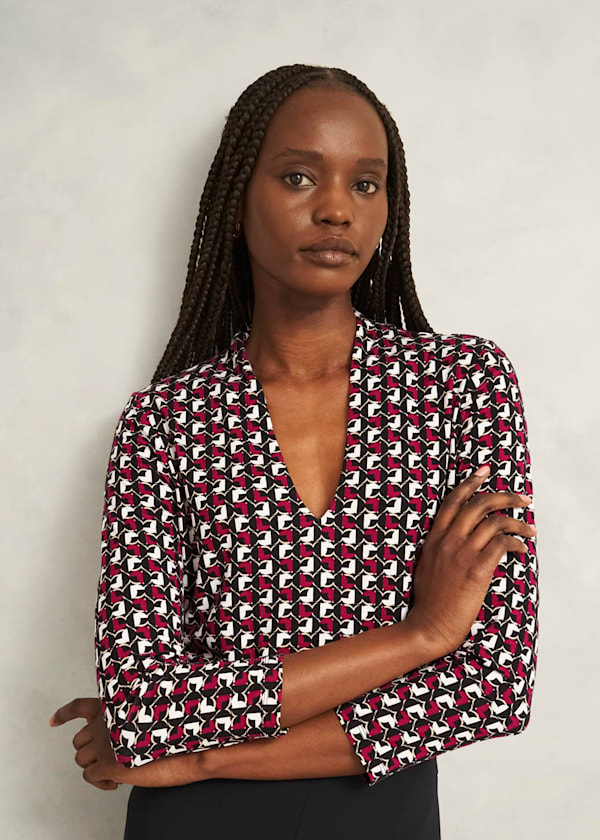 Aimee Printed Top