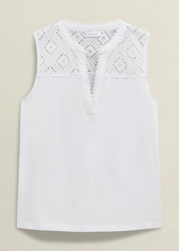 Suzanna Cotton Broderie Top