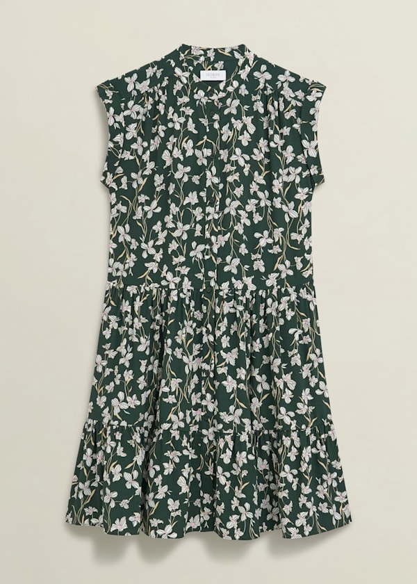 Green Floral Layla Mini Dress