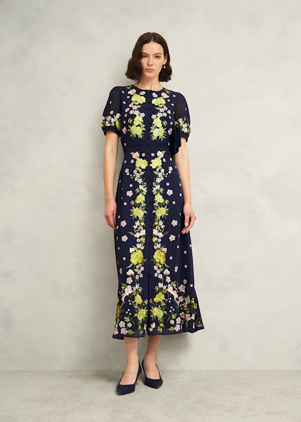 Elva Embroidered Dress
