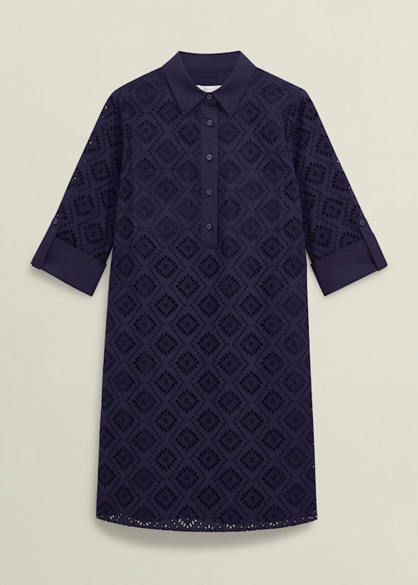 Petite Marcia Broderie Dress