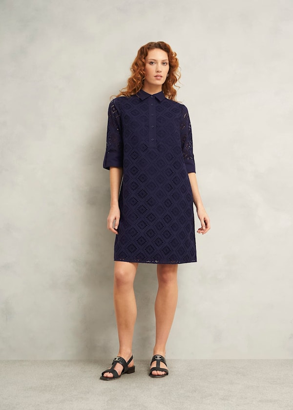 Petite Marcia Broderie Dress