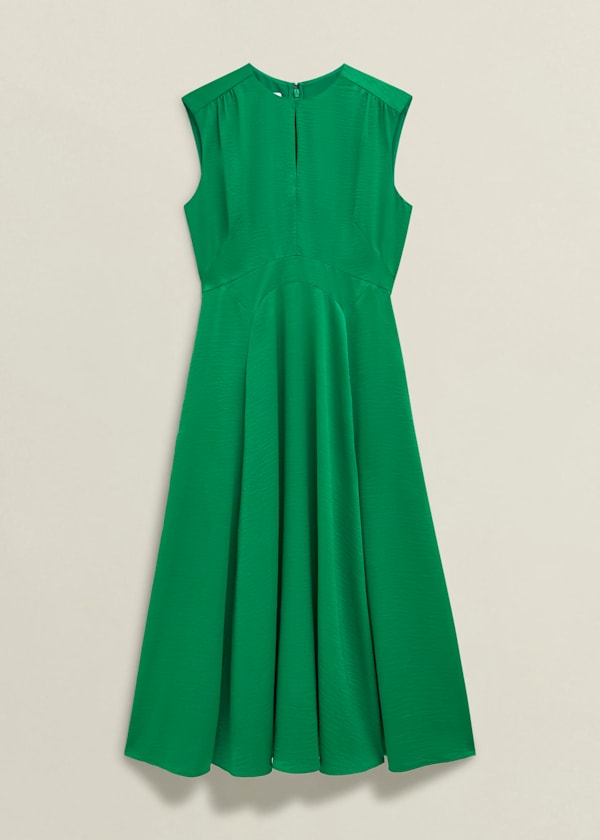 Isobel Satin Midi Dress