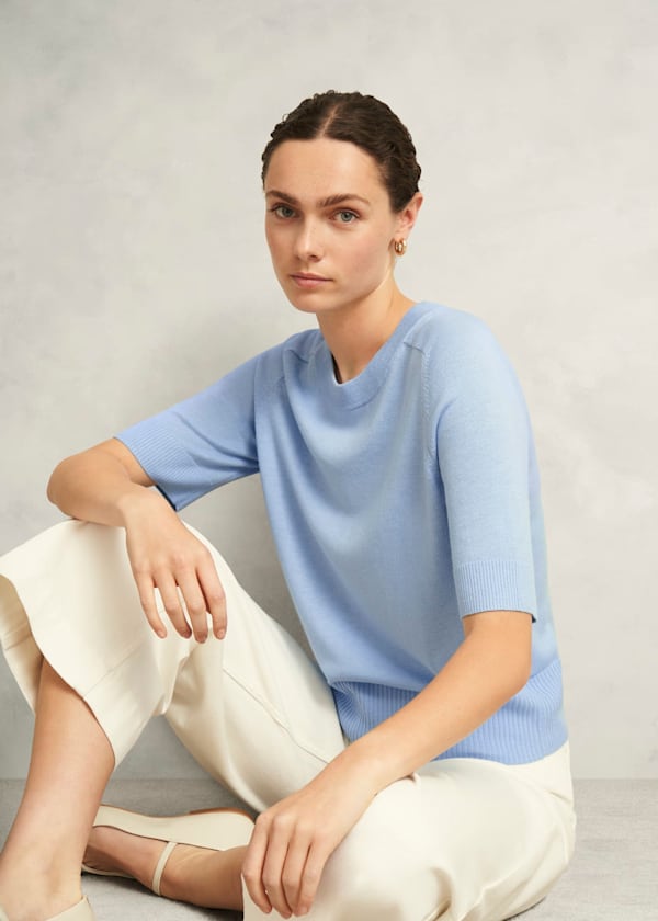 Leena Knitted Top with Wool