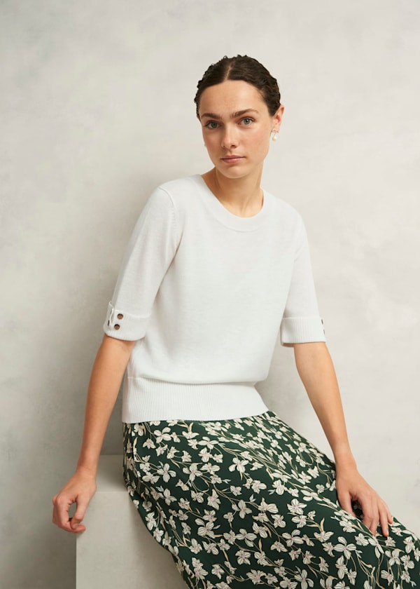 Leanne Knitted Top with Wool