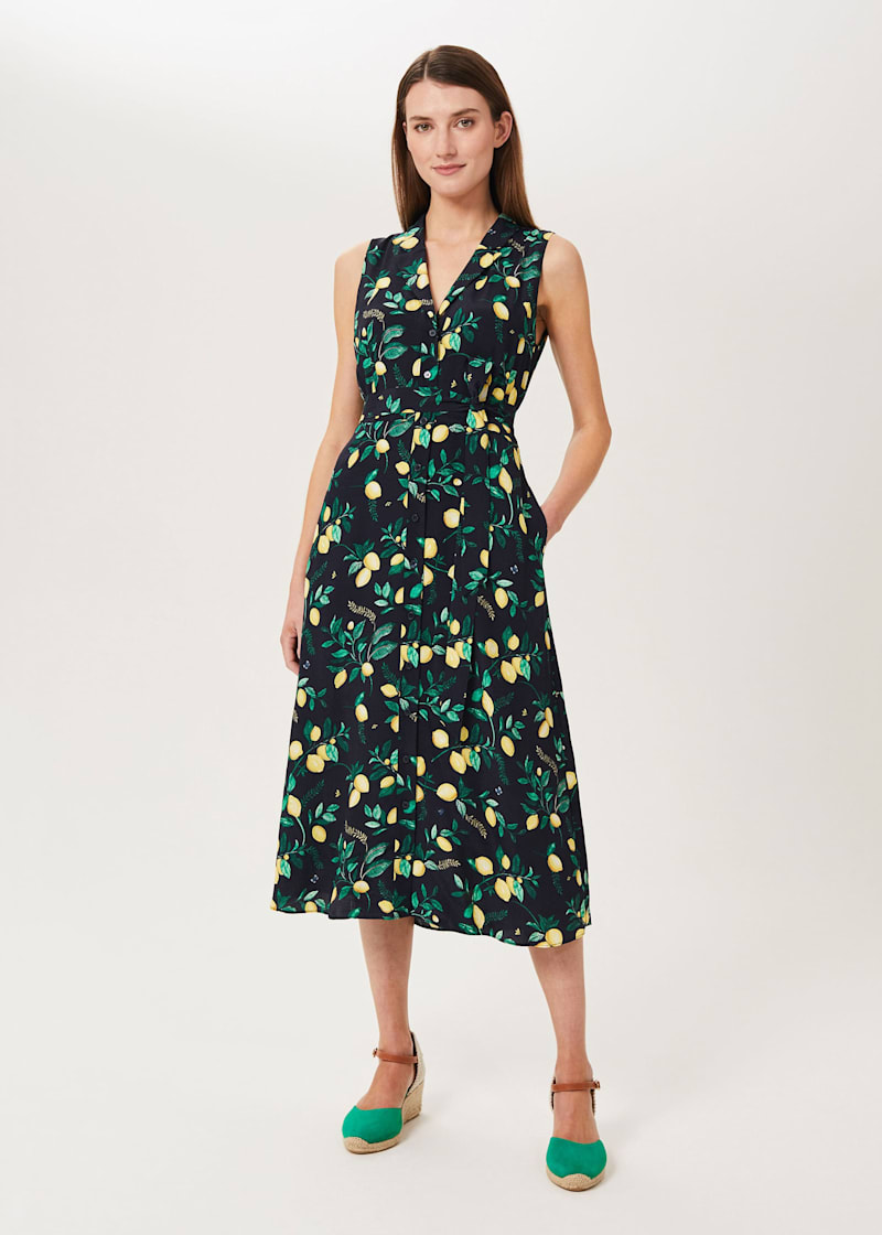 Carina midi wrap dress discount