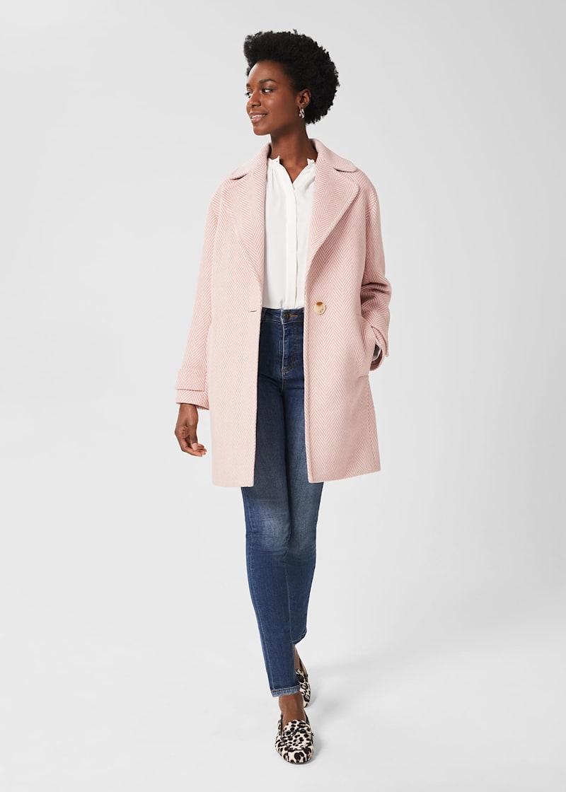 Hobbs pink coat deals