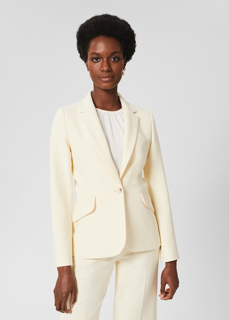 Yellow trouser suit online