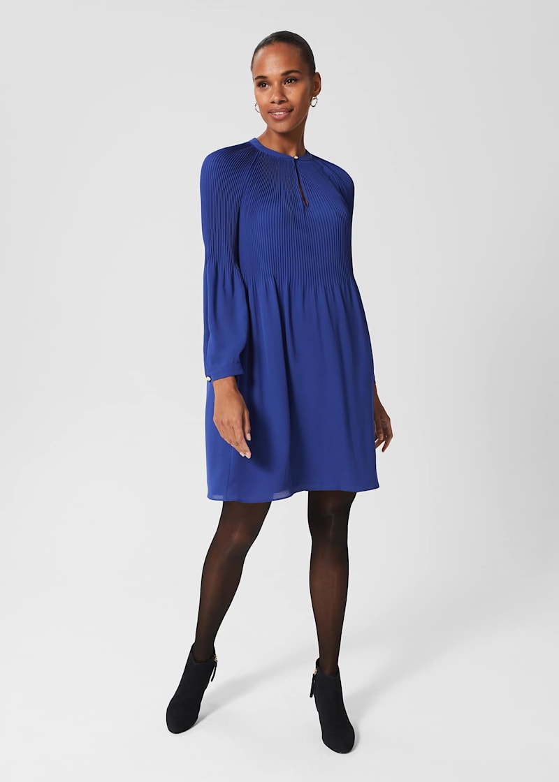 Mimi Pleat Dress | Hobbs UK