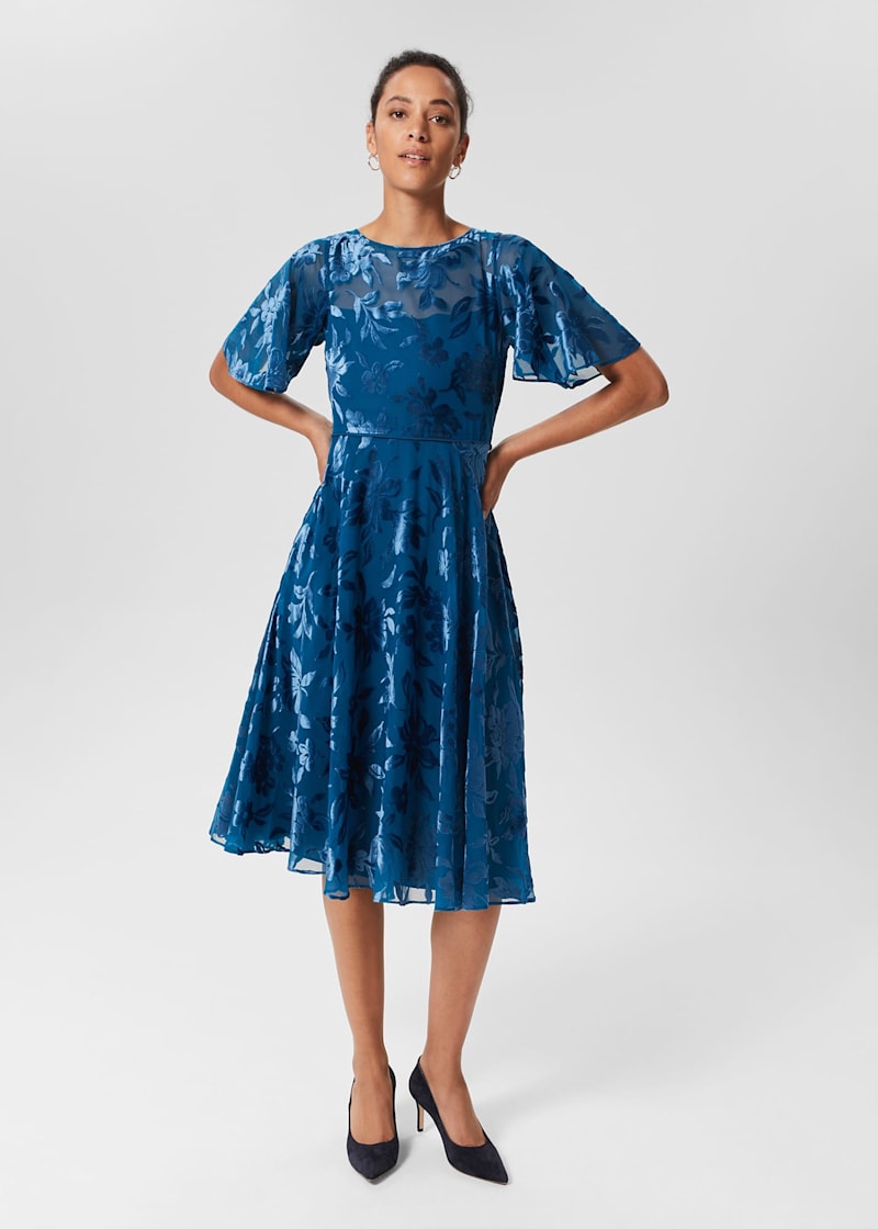 Hobbs duck egg blue dress outlet
