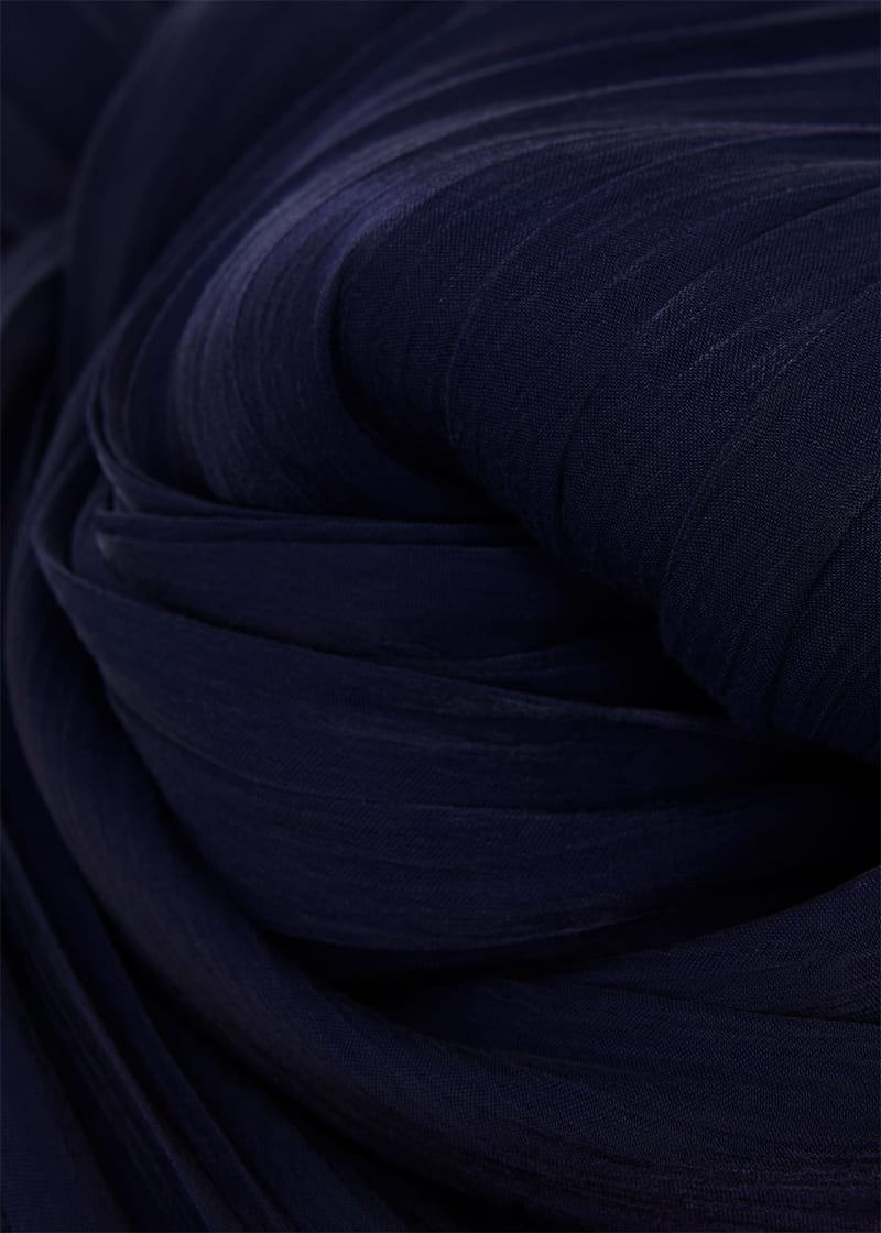 Elina blue silk scarf